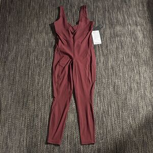 Lululemon NEW Ribbed Nulux Skiing Bodysuit Asia Fit